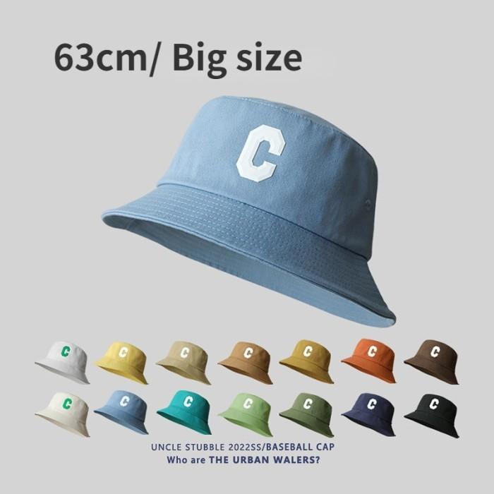 Jual Big Head Xl Bucket Hats 63Cm For Men Women Bob Four Seasons