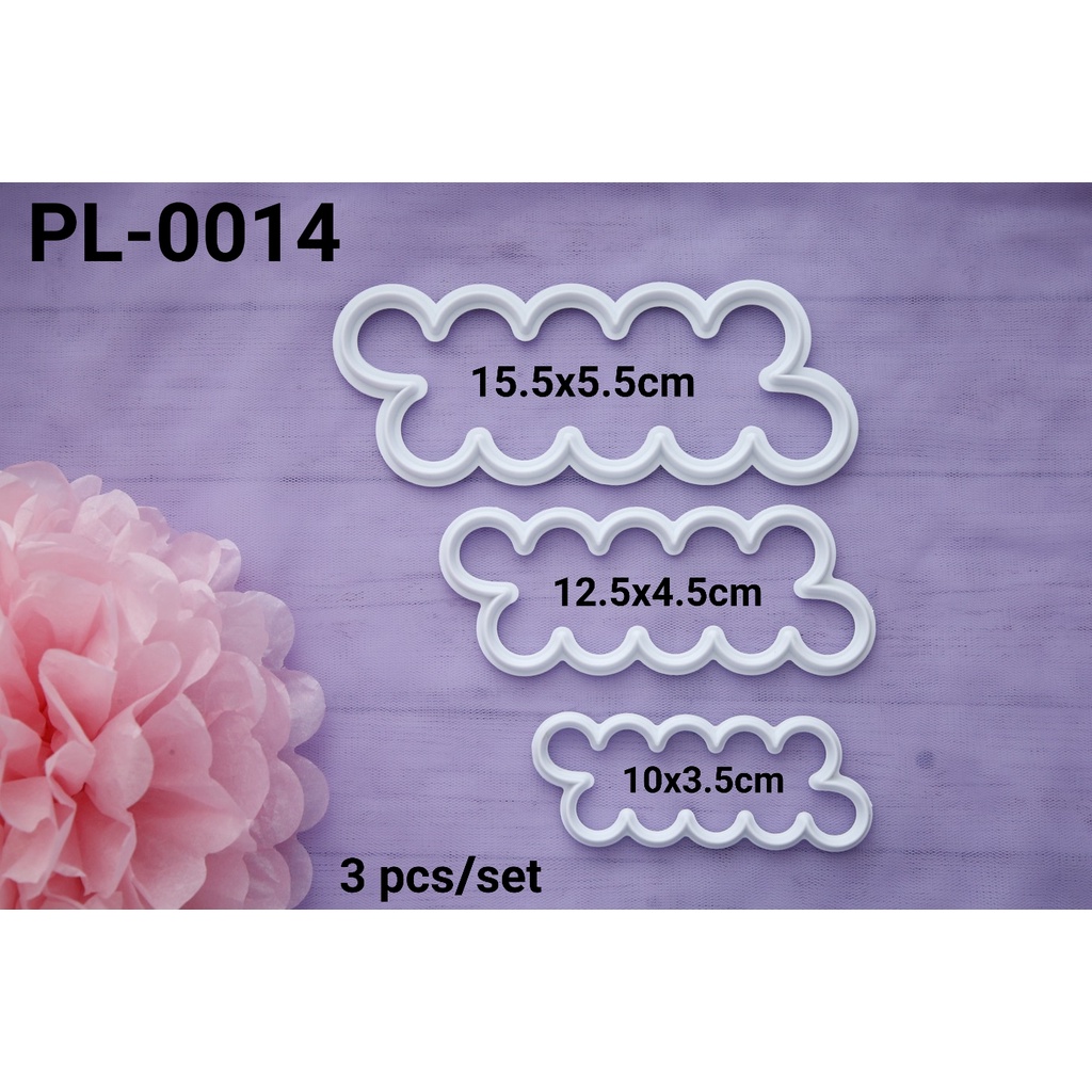 Jual PL-0014 Cookie fondant gumpaste cake cutter bunga mawar rose ...