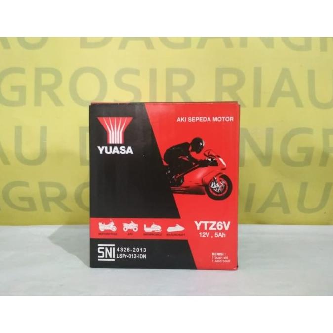 Jual Produk Terbaik] Yuasa aki motor vario 125/150 YUASA YTZ6V