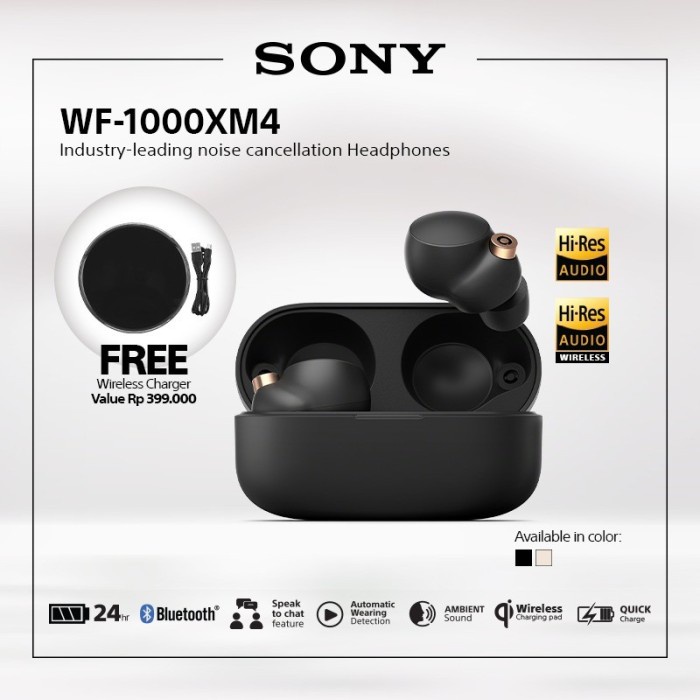 EXUCR 702428 - Batería copatible con Sony para WF-1000X4 estuche