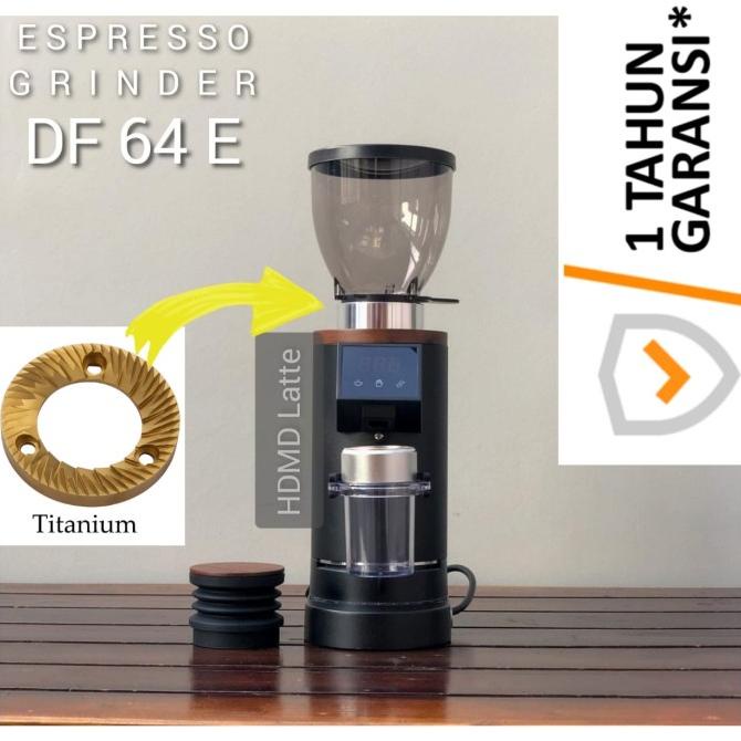 Jual Espresso Grinder Df64E Programmable Titanium Burr Bergaransi 1