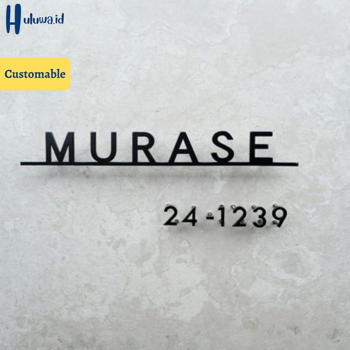 Jual Terlaris Signage Nomor Rumah / Sign Nama Kantor / Huruf Timbul ...