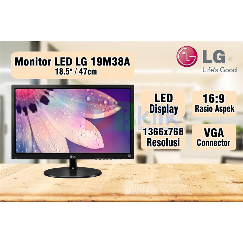 Jual LED Monitor LG 18.5 inch 19M38A | Shopee Indonesia