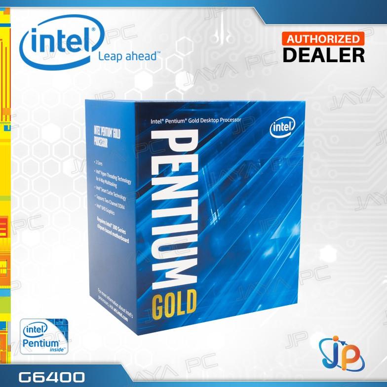 Jual Processor Intel Pentium Gold G6400 Box Comet Lake Socket Lga 1200 ...