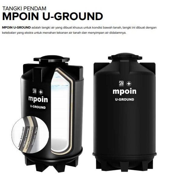 Jual Tangki Air Mpoin Plus Liter U Ground Toren Air Tandon Air