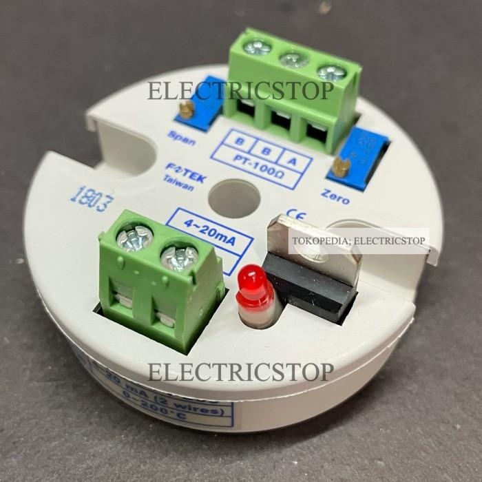 Jual Indt Fotek Tr-2W-Pt-200 Temperature Transmitter Pt100 To 4-20Ma ...