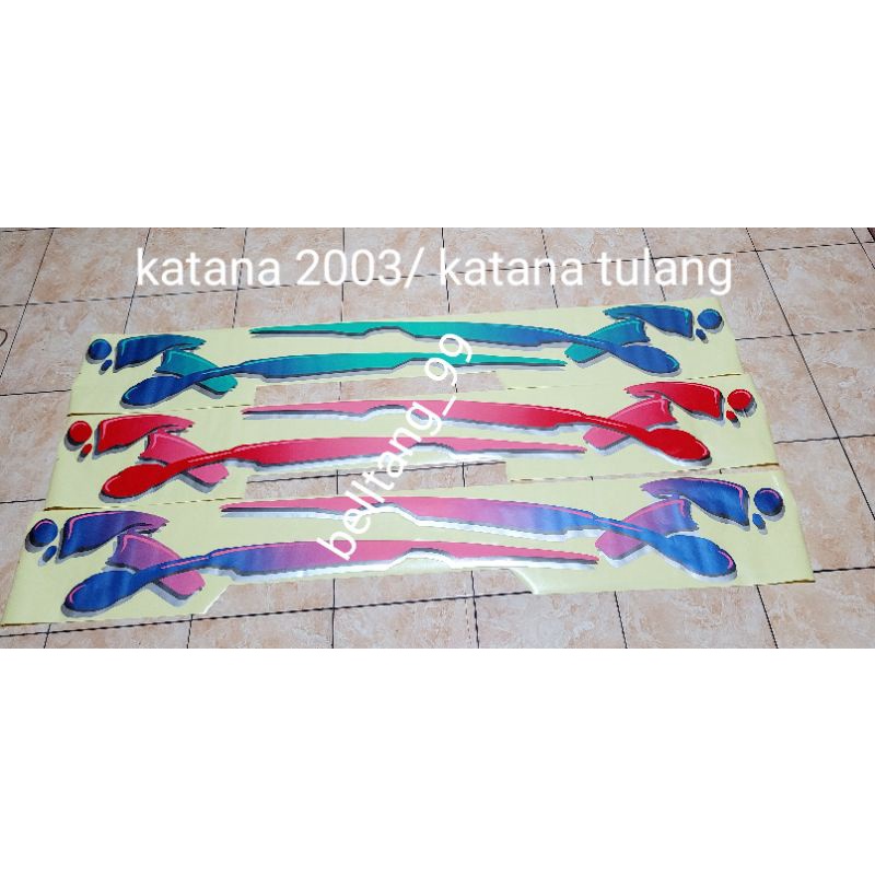 Jual Stiker sticker list body suzuki jimny katana 2003 / stiker katana
