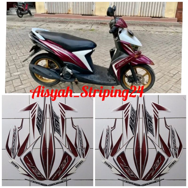 Jual STIKER STICKER STRIPING LIS LES POLET BODY MOTOR YAMAHA MIO SOUL ...