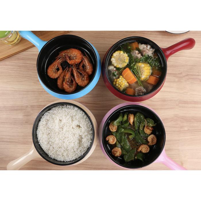 Jual PANCI TRAVEL RICE COOKER KUKUSAN ELEKTRIK LAPIS KERAMIK PRAKTIS ...