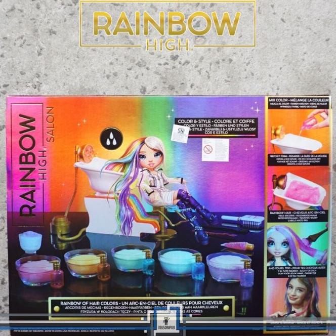 Jual Must Have!! Rainbow High Salon Playset Diy Washable Hair Color For