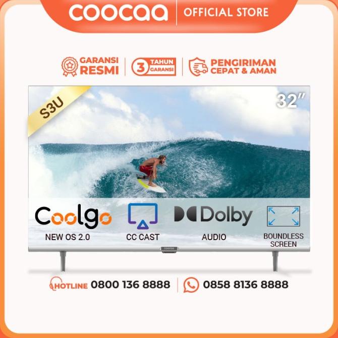 Jual COOCAA 32 Inch Digital Smart TV Model Coocaa 32S3U Shopee