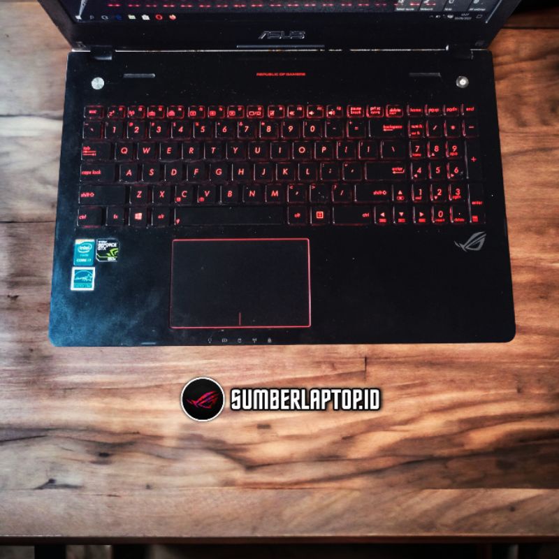 Jual Laptop Gaming Murah ASUS ROG G56J Intel Core i7 8Core RAM 12 GB ...