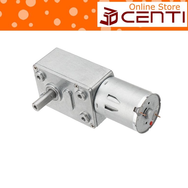 Jual Murah.. Motor GearBox DC JGY 370 Worm Gear Box High Torque JGY370