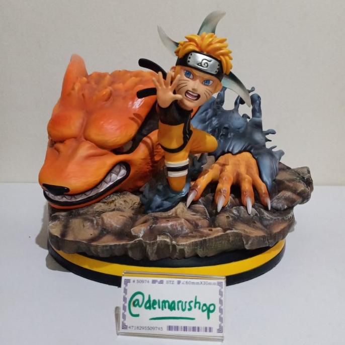 Jual Honen Studio SD Chibi Naruto Kurama Kyubi naruto Statue bkn Tsume ...
