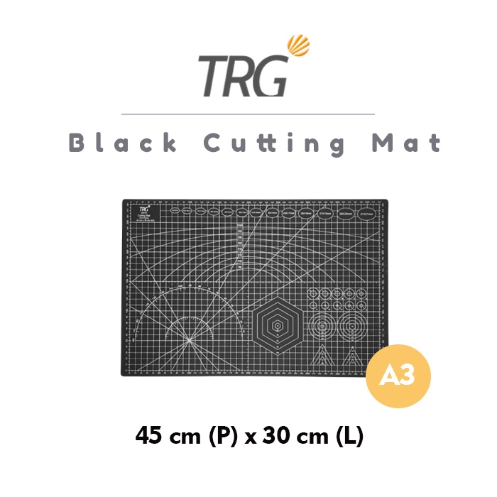 Jual TRG Black Cutting Mat Alas Potong A3 CM03 Cuting Matt Hitam
