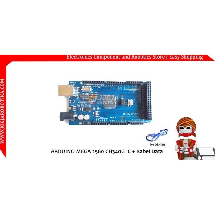 Jual ARDUINO MEGA 2560 CH340G IC + KABEL DATA jogjarob07 Segera Beli ...
