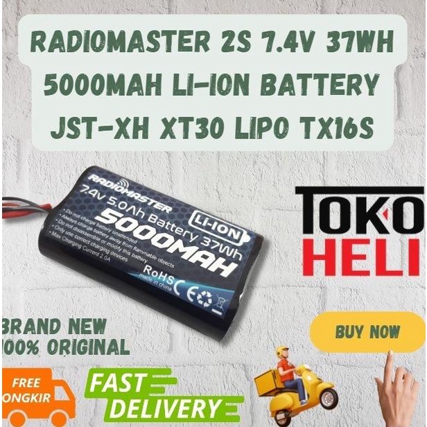 Jual Terlaris Radiomaster 2s 7 4v 37wh 5000mah Li Ion Battery Jst Xh Xt30 Lipo Tx16s Berkualitas