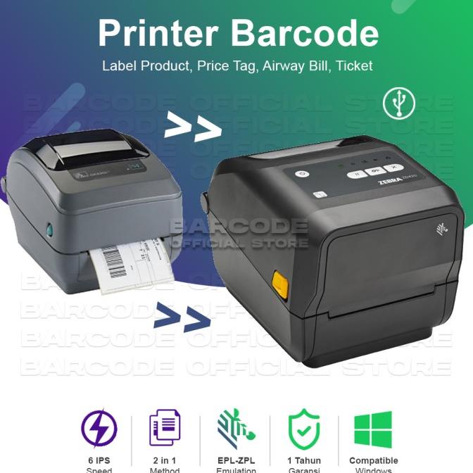 Jual BARCODE PRINTER ZEBRA GK420 / GK 420 T PRINTER BARCODE ZEBRA