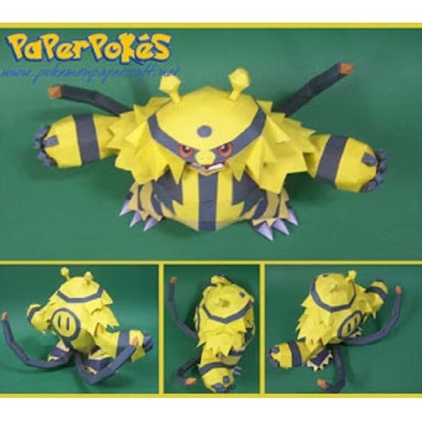 Jual Diy Papercraft Figure Anime Pokemon Electivire Shopee Indonesia