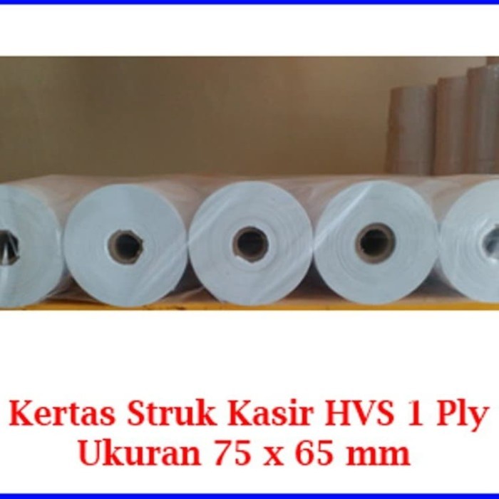 Jual Kertas Struk Kasir Telstruk Telstrook Hvs Ply X X Shopee Indonesia