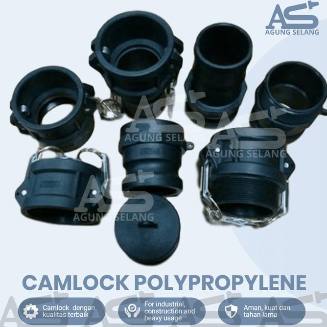 Jual Camlock Pp B 4 Inch Polypropylene Type B400 Drat Male Thread ...