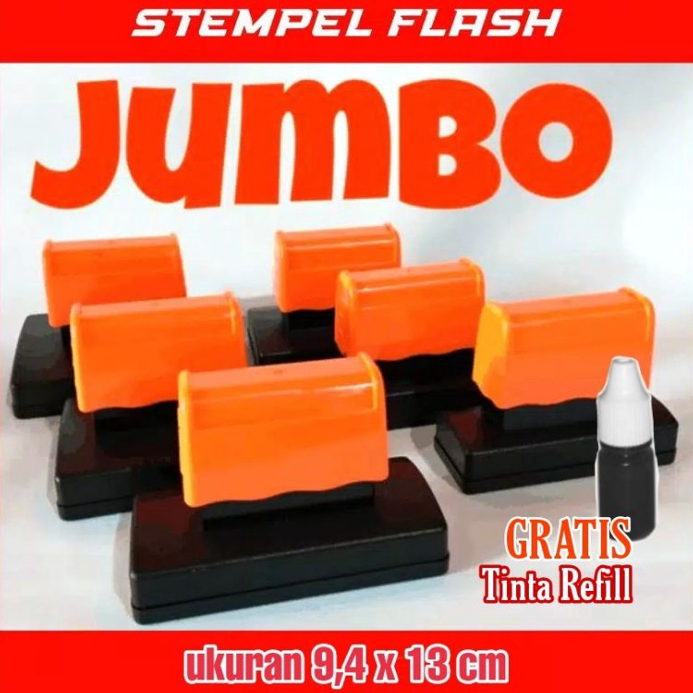 Jual Keluaran Terbaru..!! Stempel Flash Custom Ukuran Jumbo Stampel ...