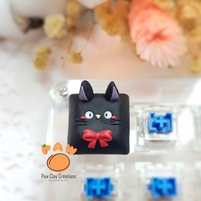 Jual artisan keycaps + keycap ghibli series Jiji + keycap lucu ...
