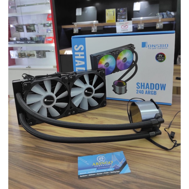 Jual Hardware PC JONSBO Shadow TW4-240 ARGB WaterCooler | Shopee Indonesia