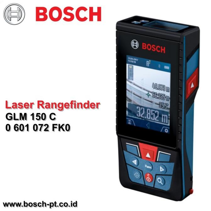Jual Meteran Laser Bosch GLM 150 C / GLM 150C Bluetooth Rangefinder Shopee Indonesia