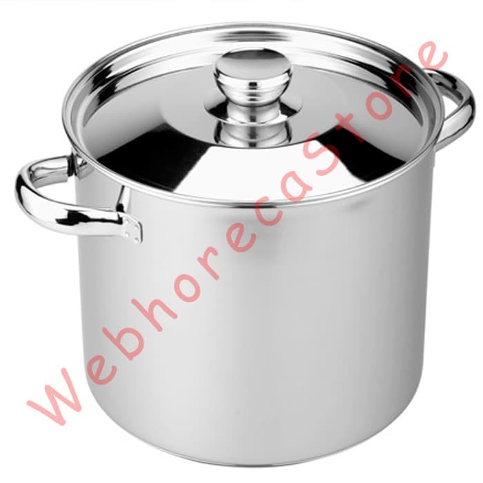 Jual Bima Prima X1 Stock Pot With Lid S/S 2Cm 6Lt | Shopee Indonesia