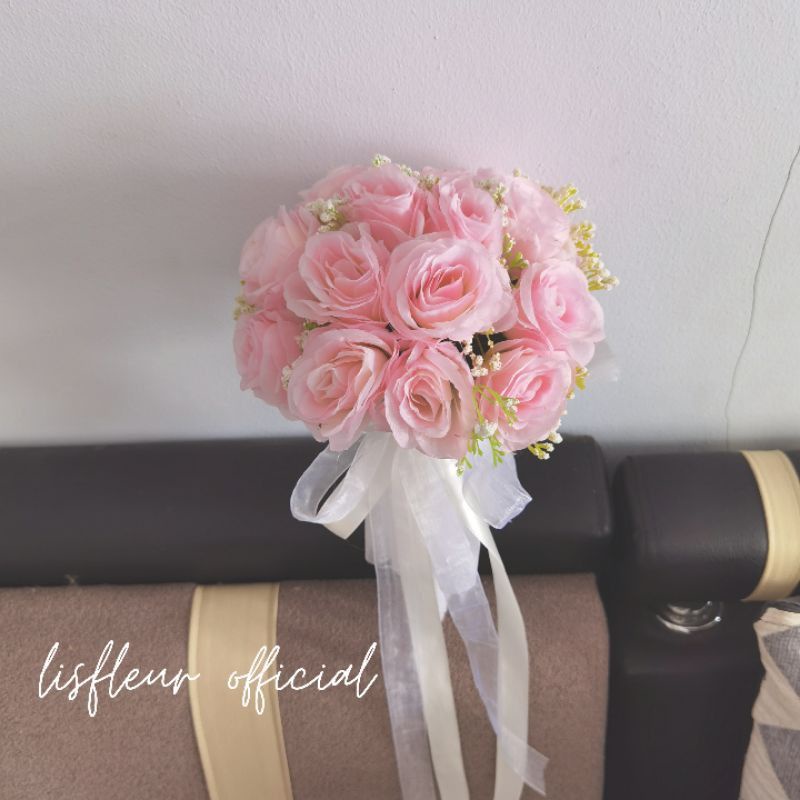 Jual Hand Buouquet / bunga prewedding / bunga pernikahan imitasi ...
