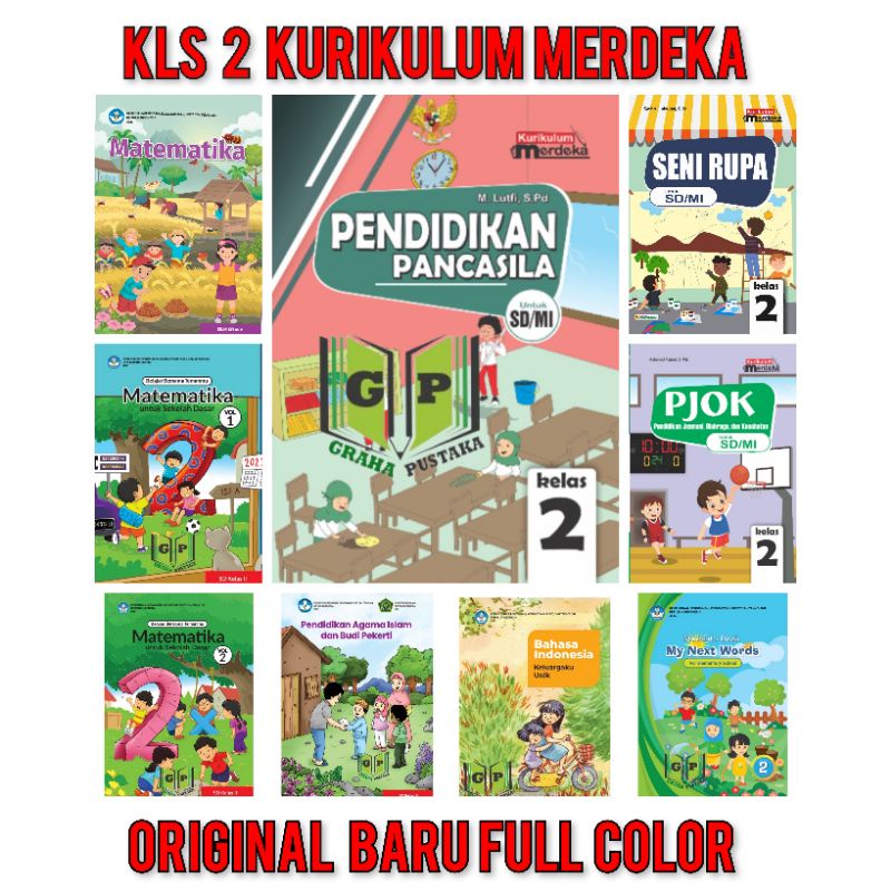 Jual Buku Kelas 2 SD Kurikulum Merdeka Kurikulum Penggerak Harga Satuan ...