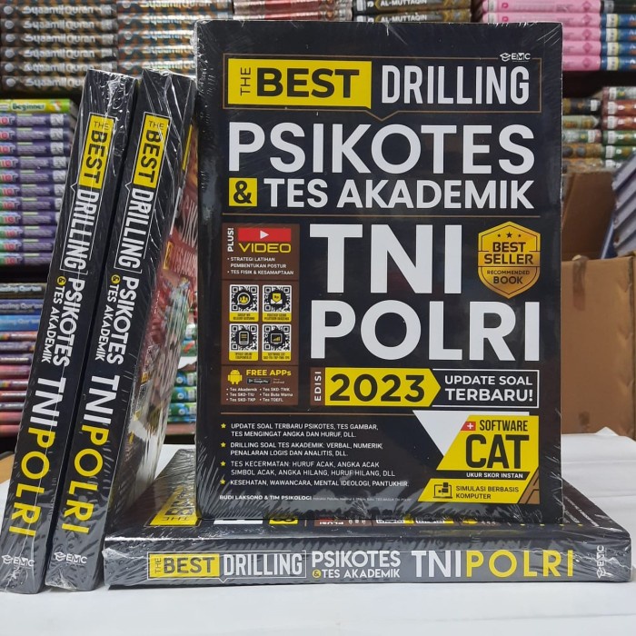 Jual PROMO!!! BUKU THE BEST DRILLING PSIKOTES DAN AKADEMIK TNI POLRI ...