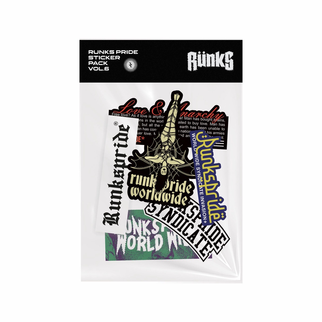 Jual STICKER PACK RUNKS PRIDE VOL 6 | Shopee Indonesia