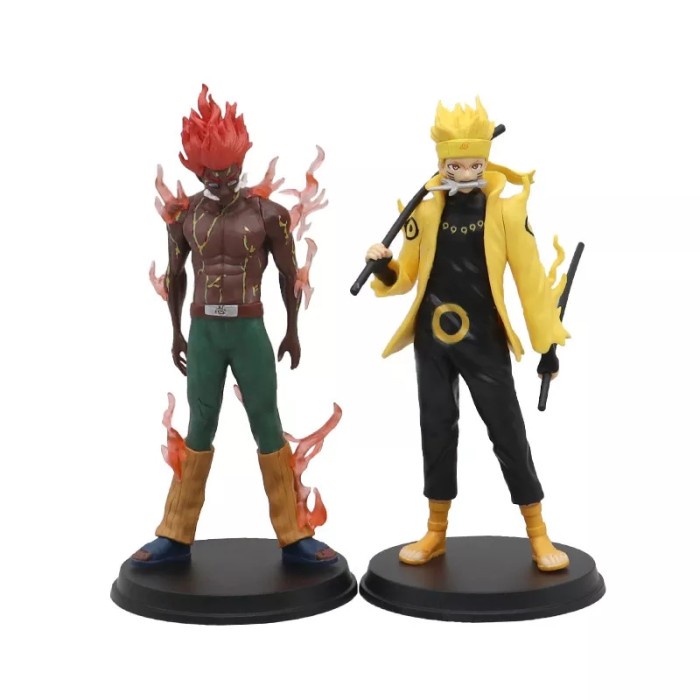 Jual Naruto might guy eight gates figure set 2 hqu02 | Shopee Indonesia