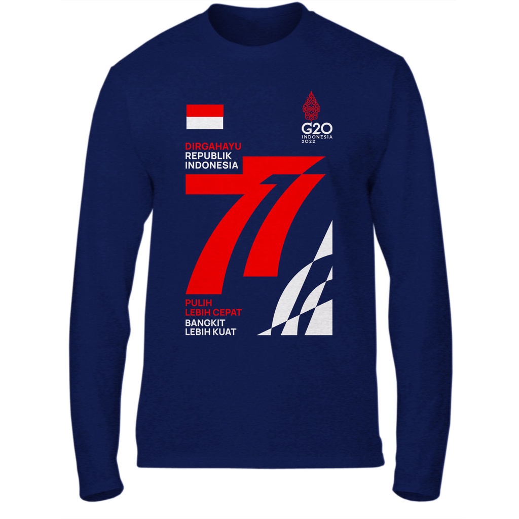 Jual WDX KAOS HUT KEMERDEKAAN RI 77 BAJU 17 AN DIRGAHAYU INDONESIA 2022 ...