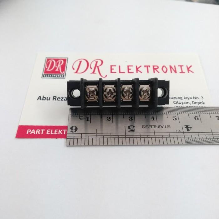 Jual Terminal Block Blok KF - 25 20 A 300 v 04 pin pole Pakai Kuping ...