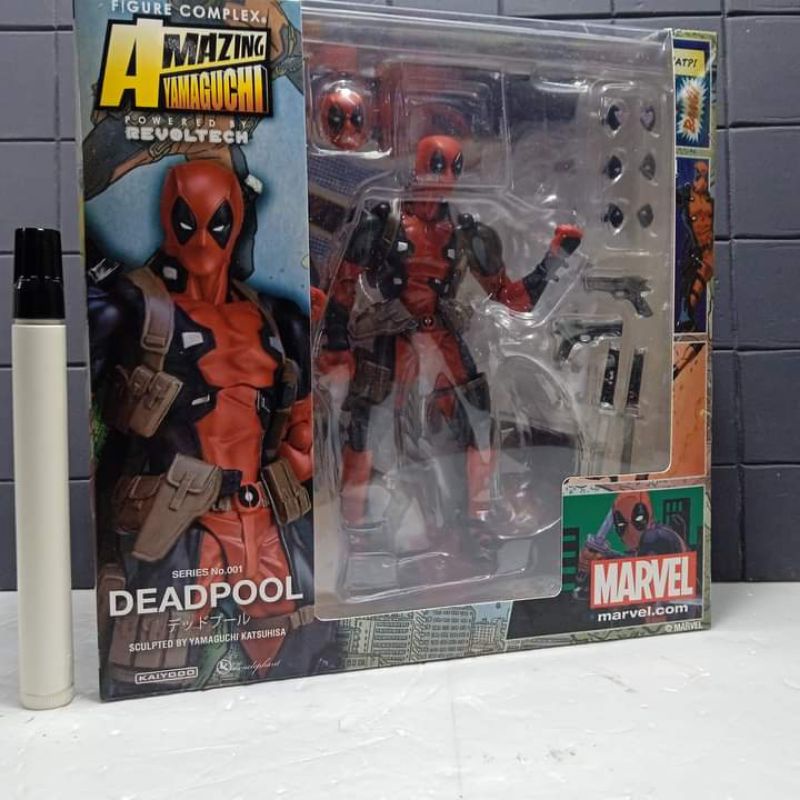 Jual mainan action figurerevoltech deadpoolrecast revoltech tinggi ...