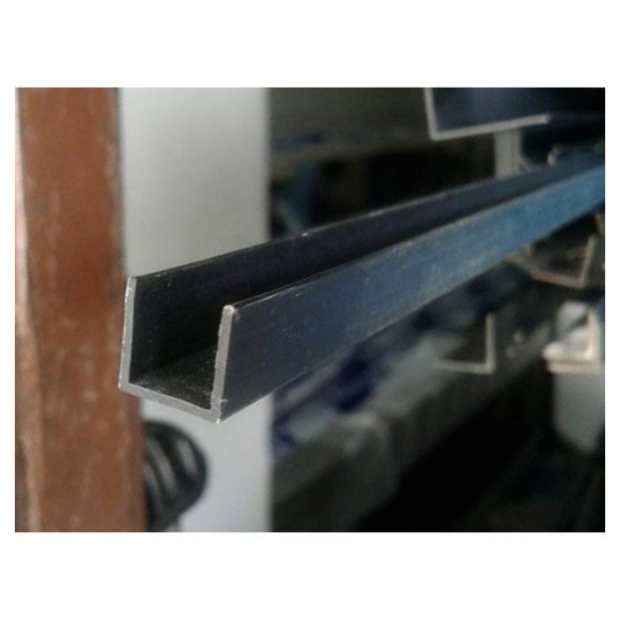 Jual Lis U Aluminium anodized 9.5mm (3/8