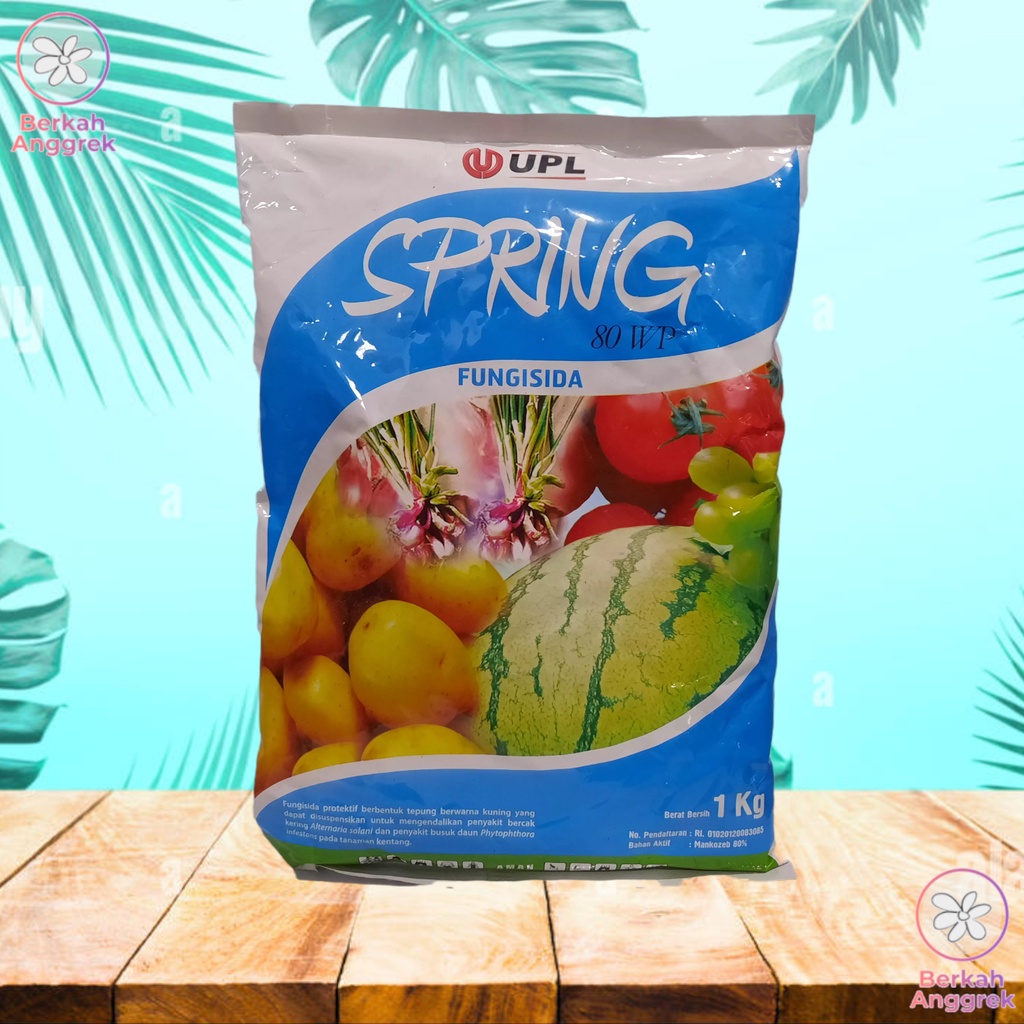 Jual Spring 1 Kg Gram Fungisida Mankozeb Biru Karat Daun | Shopee Indonesia