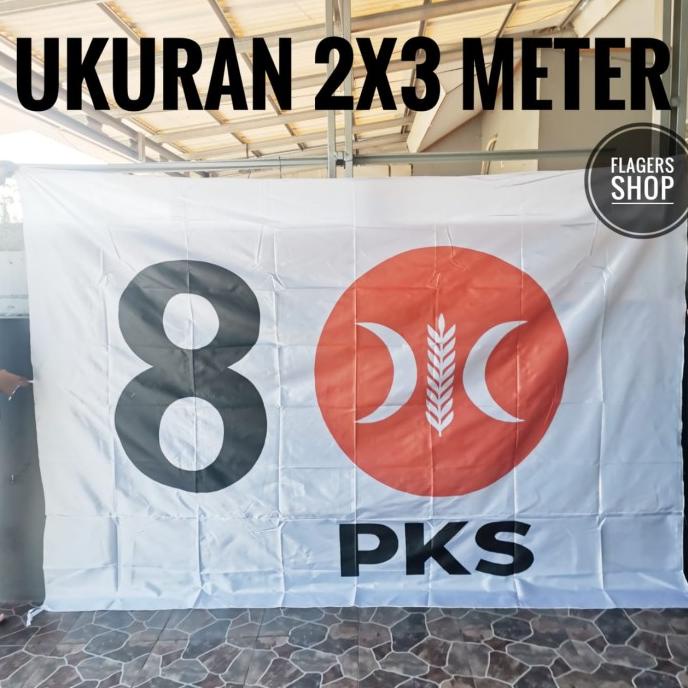 Jual Bendera Partai Pks 2x3 Meter Super Jumbo Shopee Indonesia