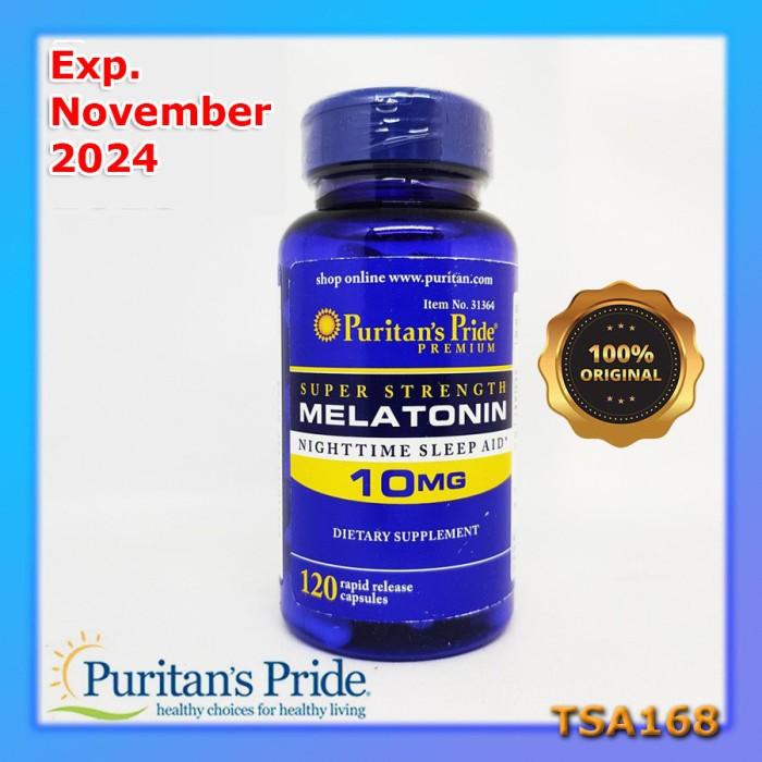 Jual Puritan Pride Melatonin 10 Mg 120 Caps Puritans Susah Tidur Sleep