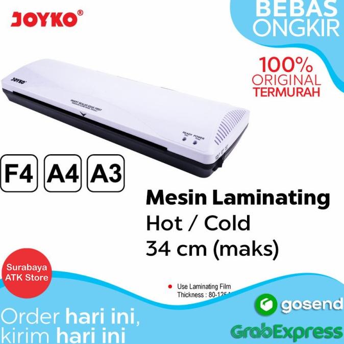 Jual Mesin Laminating Joyko LM03 A3 Hot Cold Laminating Machine