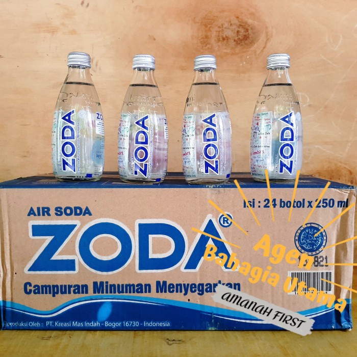 Jual Zoda Air Soda 250Ml (1 Dus=24Pcs) Shopee Indonesia