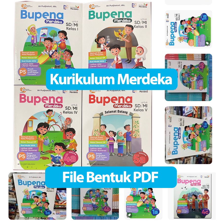 Jual Pembahasan Kunci Jawaban Buku Bupena Kurikulum Merdeka Kelas 1 2 3 4 5 6 Penerbit Erlangga