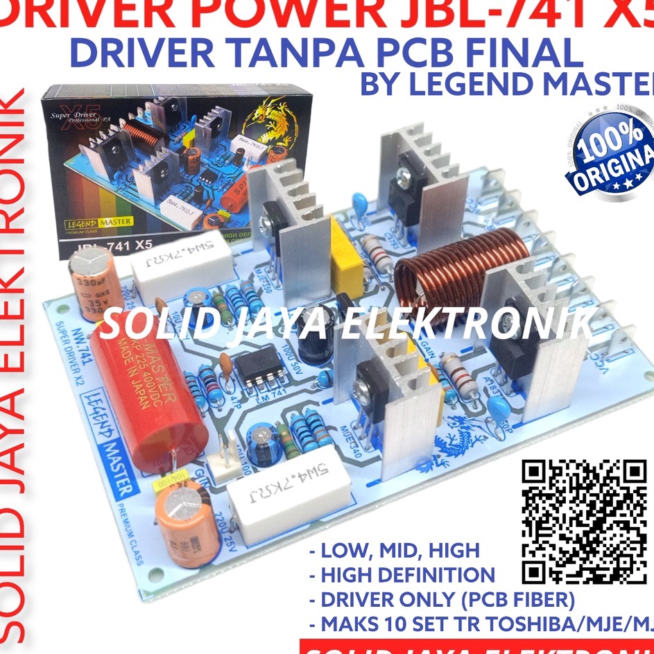 Jual Baru VvL KIT SUPER DRIVER POWER AMPLIFIER JBL 741 X5 JBL741 X5