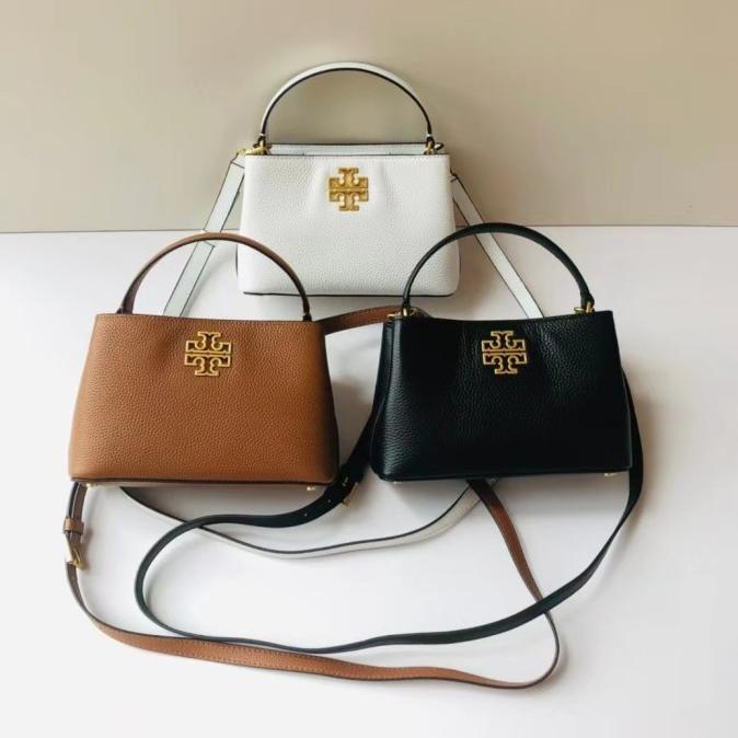 Jual Tb Britten Micro Pebble Leather Satchel Shoulderbag | Shopee Indonesia