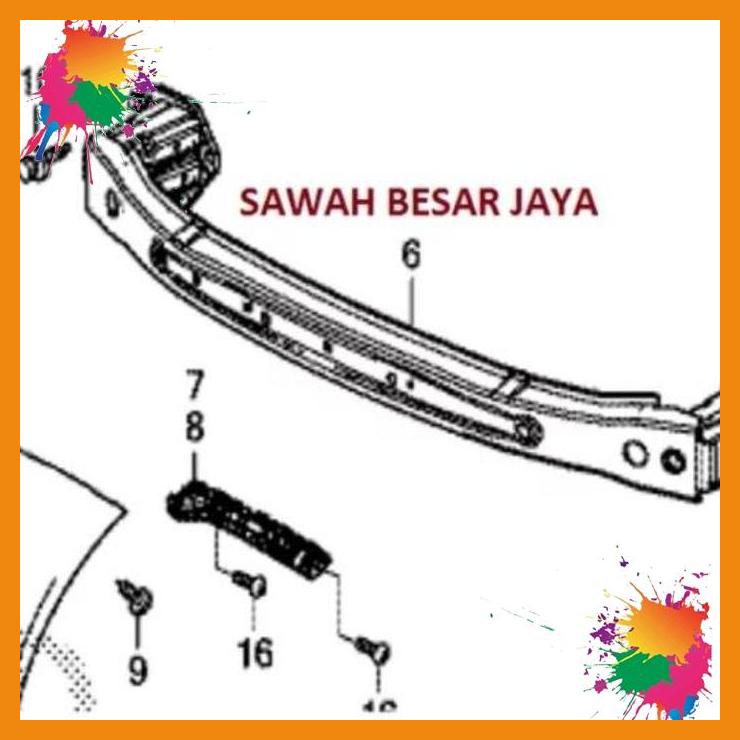 Jual beam comp palang besi tulang dudukan bumper depan mobilio s e rs ...