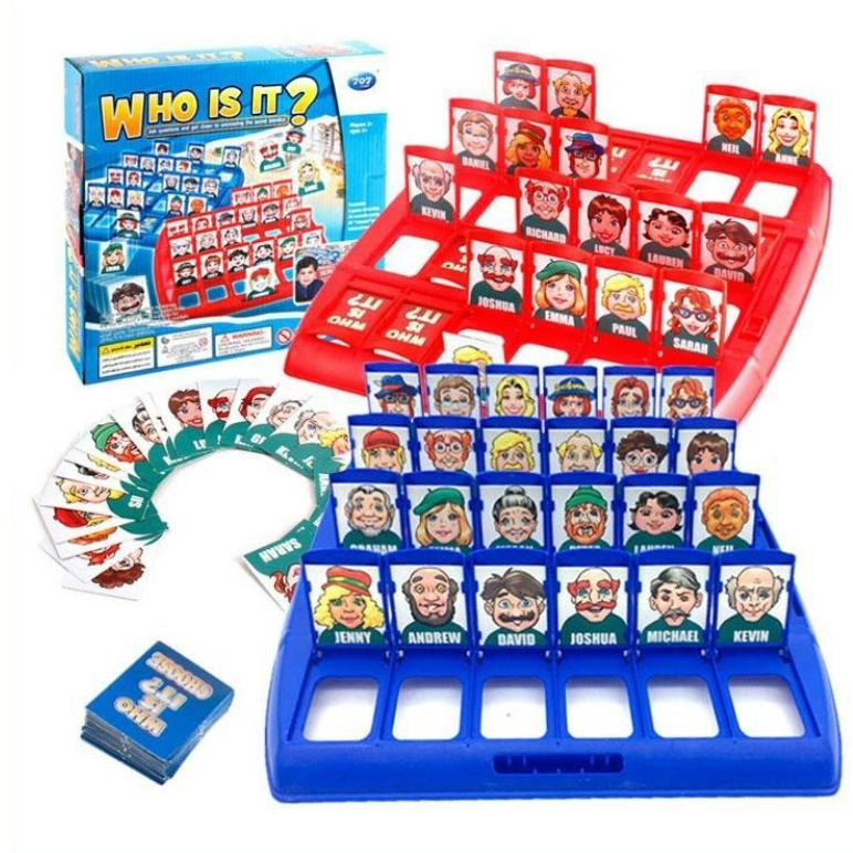 Jual ★ BBc Mainan Anak Tebak Gambar Board Game Who is it / Permainan