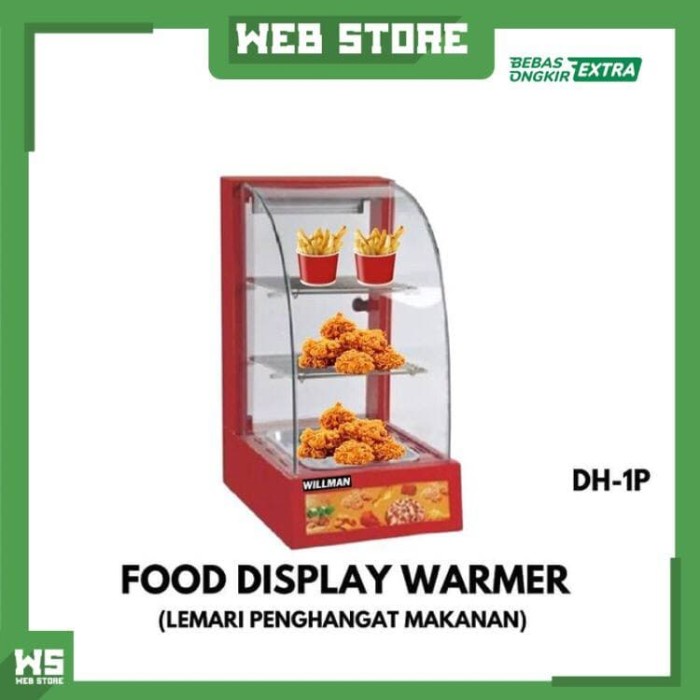 Jual PENGHANGAT MAKANAN FOOD WARMER SHOWCASE DISPLAY LAMPU ET-DH-1P ...